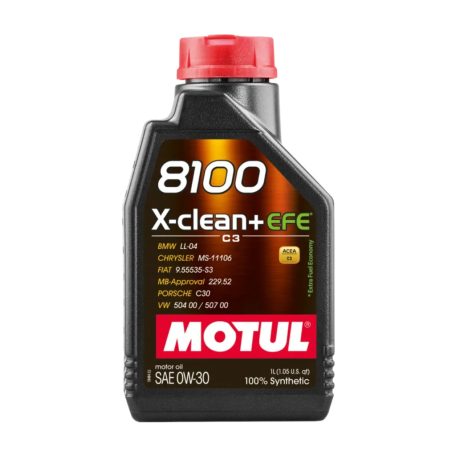 Motul 8100 X-CLEAN+ EFE 0W-30 (1 L)
