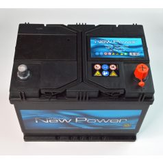 NEW POWER Akkumulátor 70Ah 600A J+ Asia vastag
