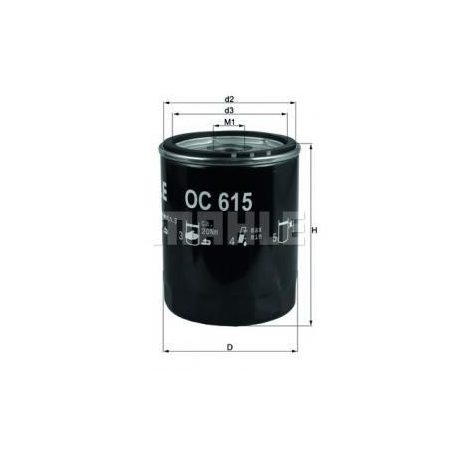MAHLE OC615 olajszűrő (OC615)