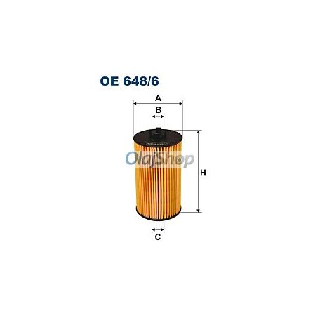 Filtron Olajszűrő (OE 648/6) (OE648/6)