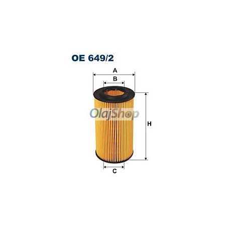 Filtron Olajszűrő (OE 649/2)