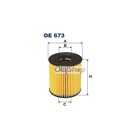 Filtron Olajszűrő (OE 673) (OE673)