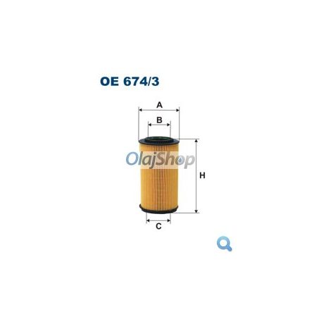 Filtron Olajszűrő (OE 674/3)