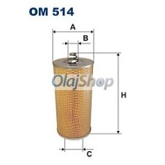 Filtron Olajszűrő (OM 514)