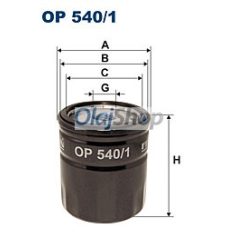 Filtron Olajszűrő (OP 540/1) (OP540/1)