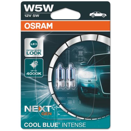 OSRAM 12V 5W W2.1x9.5d W5W Cool Blue Intense Next Gen. Duo-Bliszter
