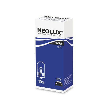 NEOLUX 12V 5W W2.1x9.5d W5W NEOLUX STANDARD Doboz (10db/doboz)