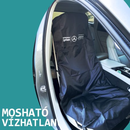 Ülésvédő fekete mosható