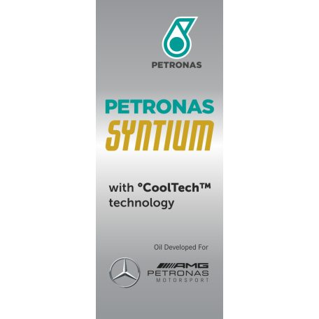 Petronas Zászló függőleges szürke 300x120cm