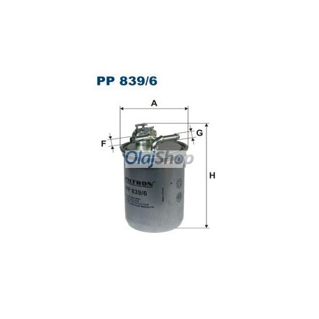 Filtron Üzemanyagszűrő (PP 839/6)