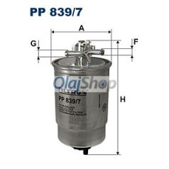 Filtron Üzemanyagszűrő (PP 839/7)