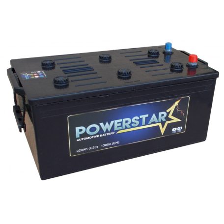 Powerstar PS-C220(3) 220AH 1300A B+ teherautó akkumulátor