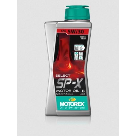 Motorex Select SP-X 5W-30 (1 L) C3, BMW, MB, VW, PORSHCE, FIAT