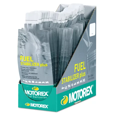 MOTOREX FUEL STABILIZER PLUS 10ML (E10 üzemanyag javító, Etanol védelem)