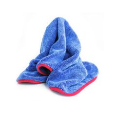   RRC Microfibre towel FLUFFY 40x60cm (Mikrószálas törlőkendő, kék piros szegéllyel)
