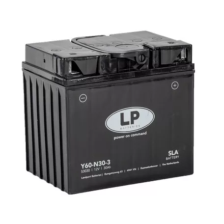 Landport SLA 30Ah 300A Jobb+ Motorakkumulátor (SLA-L60-N30-3)