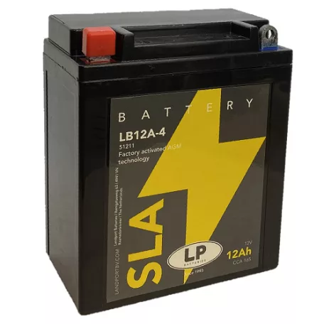 Landport SLA 12Ah 165A Bal+ Motorakkumulátor (SLA-LB12A-4)