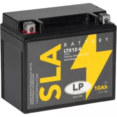 Landport SLA 10Ah 180A Bal+ Motorakkumulátor (SLA-LTX12-4)