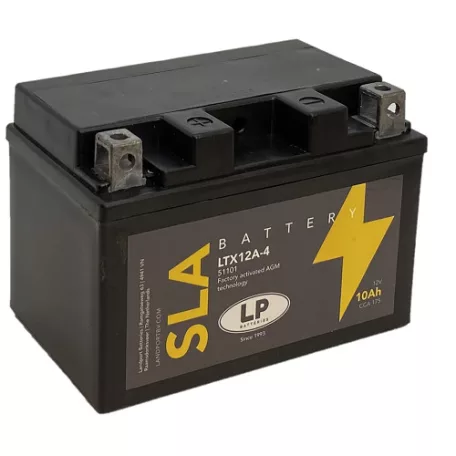 Landport SLA 10Ah 175A Bal+ Motorakkumulátor (SLA-LTX12A-4)
