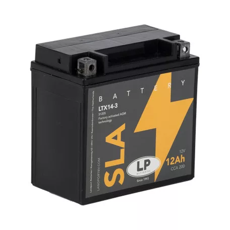 Landport SLA 12Ah 200A Jobb+ Motorakkumulátor (SLA-LTX14-3)