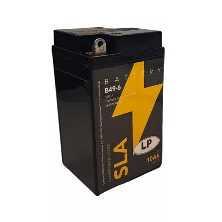 Landport SLA 6 V 10Ah 90A Bal+ Motorakkumulátor (SLA-B49-6)