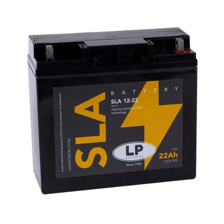 Landport SLA 22Ah 250A Jobb+ Motorakkumulátor (SLA-SLA12-22)