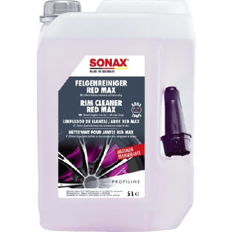 SONAX FELNITISZTÍTÓ RED MAX 5L, KIFUTÓ TERMÉK