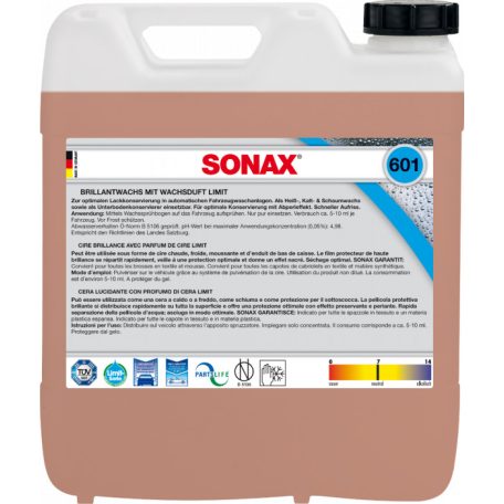 SONAX BRILLIÁNS GÉPI WAX 10L