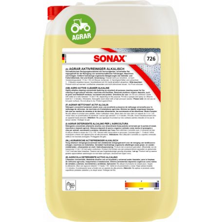 Sonax Agrar Activreiniger Alkalisch (25 L) agrár aktív tisztító, KIFUTÓ TERMÉK