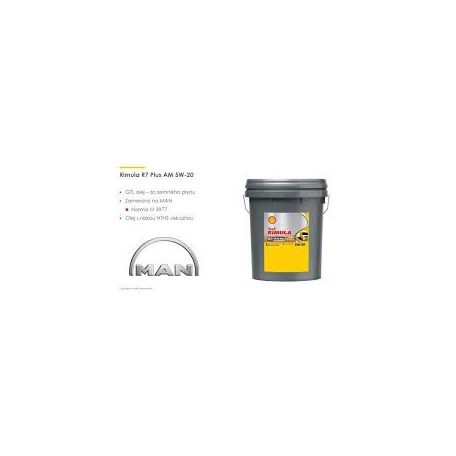 Shell Rimula R7 Plus AM 5W-20 (20 L)