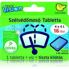   Doc Vision - Nyári szélvédőmosdó tabletta 4 db = 16 Liter, kifutó termék