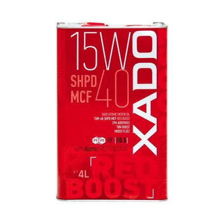 Xado 26213 15W-40 SHPD MCF RED BOOST (4 L)