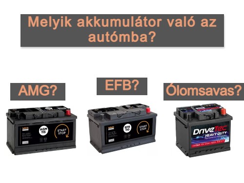 Mi a különbség az akkumulátorok között és melyiket válasszam az autómba?