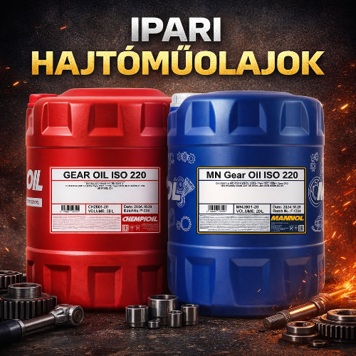 Chempioil és Mannol ISO VG 220 ipari hajtóműolajok