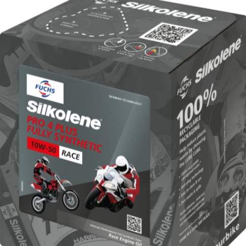 Fuchs Silkolene 4L motorkerékpárolajok + Silkolene Chain Lube 150ML
