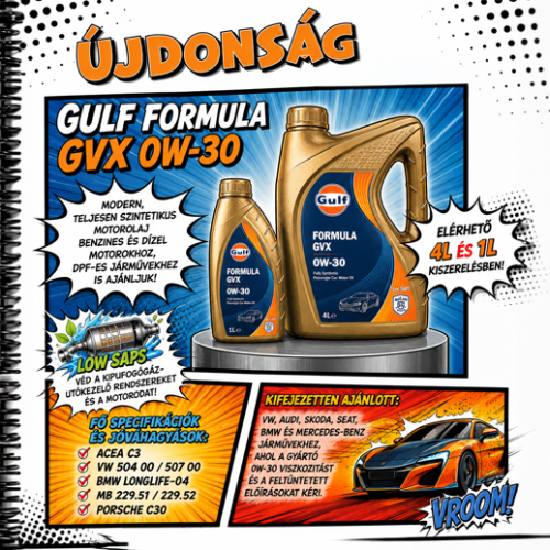 Gulf Formula GVX 0W-30 504.00/507.00