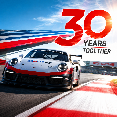Mobil1 kenőanyagok és a Porsche