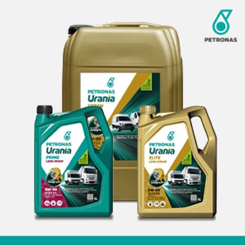 Petronas Urania Elite és Prime termékek 20L és 5L kiszerelésben
