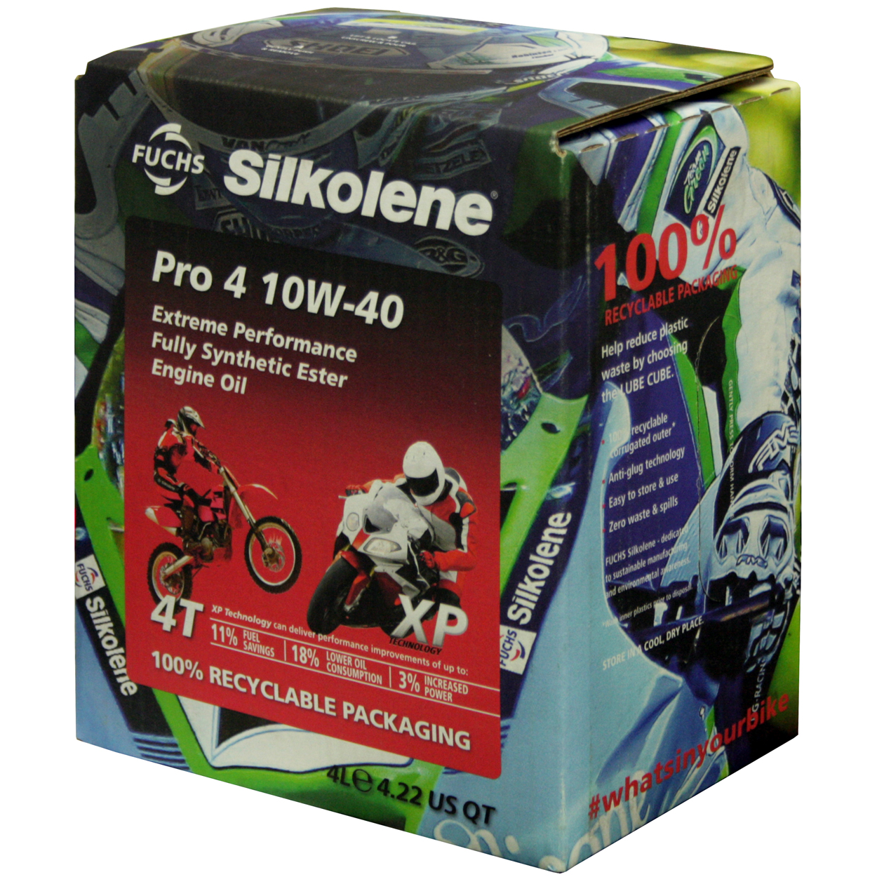 fuchs silkolne 100% recyclable packaning