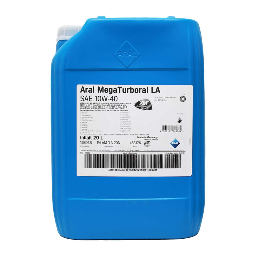 Aral Megaturboral LA 10W-40 (20 L) CI-4 Aral Megaturboral LA 10W-40 (20 L) CI-4