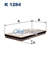 Filtron Utastérszűrő (K 1284) Filtron Utastérszűrő (K 1284)