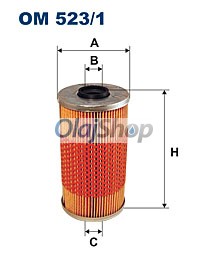 Filtron Olajszűrő (OM 523/1) Filtron Olajszűrő (OM 523/1)