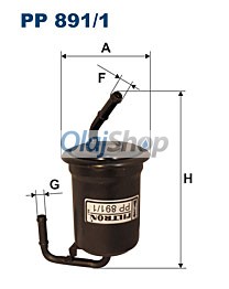 Filtron Üzemanyagszűrő (PP 891/1) Filtron Üzemanyagszűrő (PP 891/1)