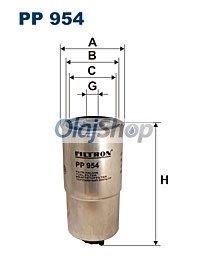 Filtron Üzemanyagszűrő (PP 954) Filtron Üzemanyagszűrő (PP 954)