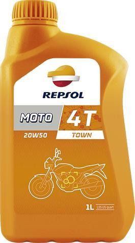 Repsol Moto Town 4T 20W-50 (1 L) Motorkerékpár olaj